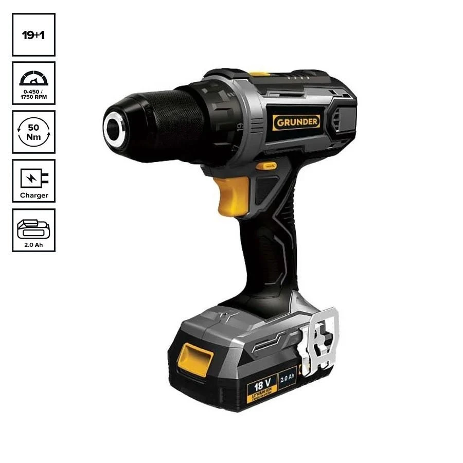 Grunder ĮRANK KOMPL AK CDL1,218CWL1218E 18VBL 2AH