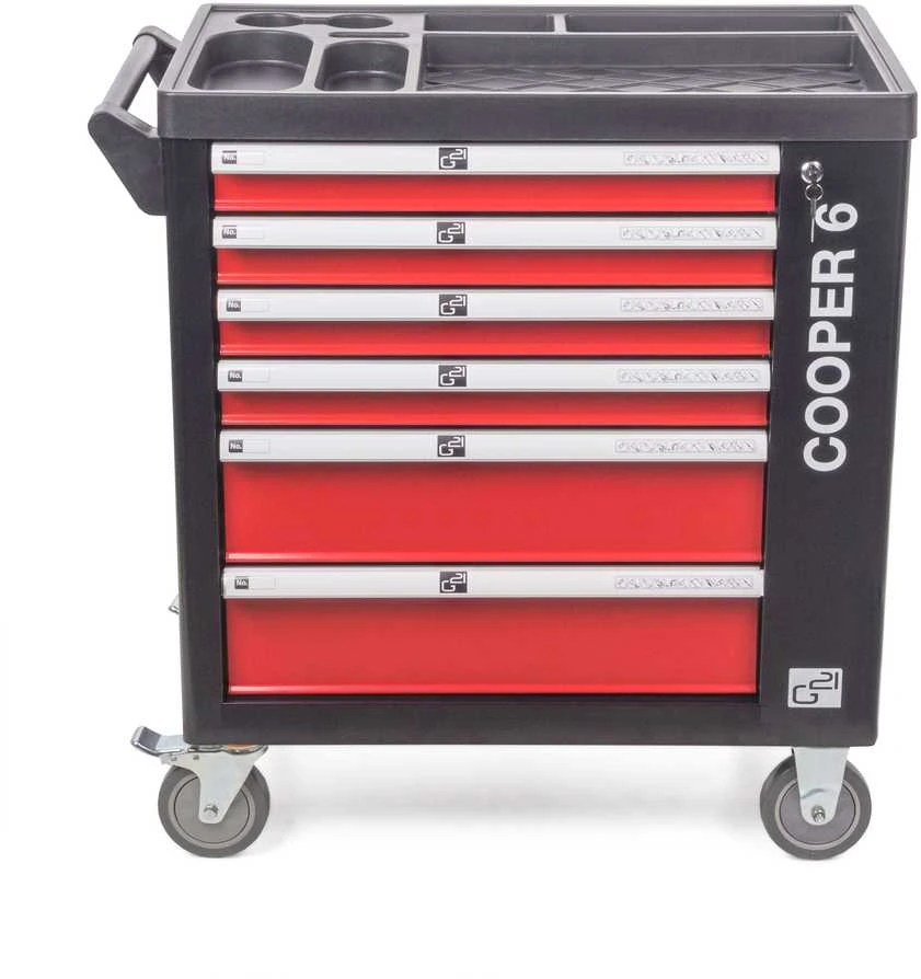 Įrankių vežimėlis G21 Cooper 6, 6350402