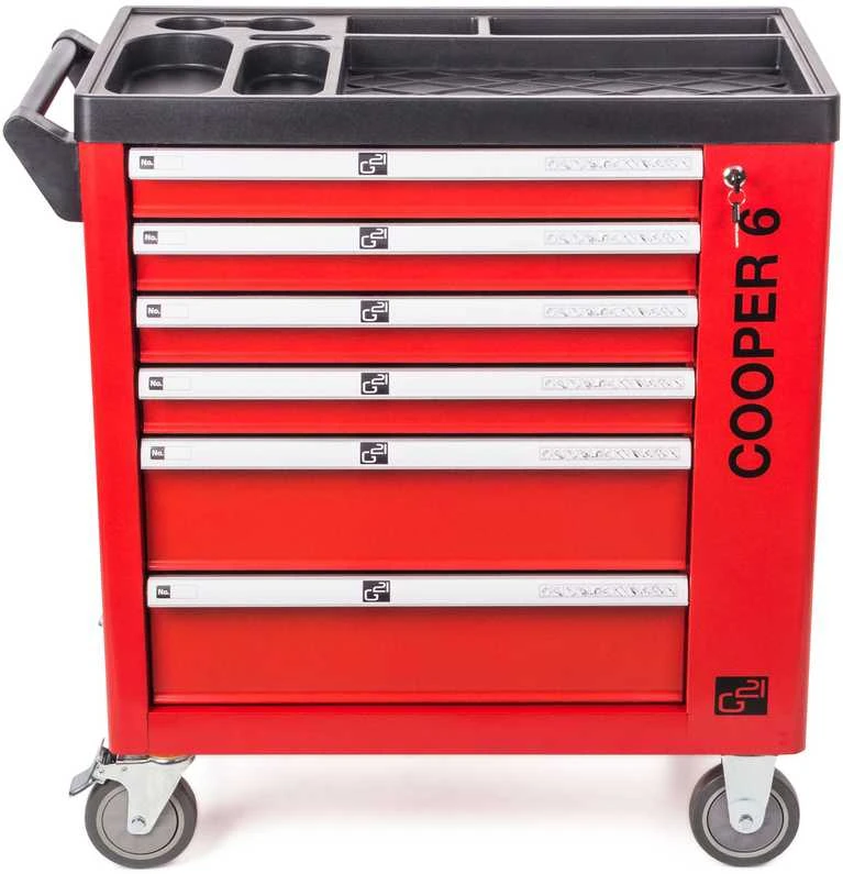 Įrankių vežimėlis G21 Cooper 6, 6350403