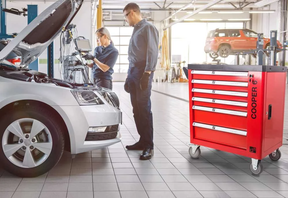 Įrankių vežimėlis G21 Cooper 6, 6350403