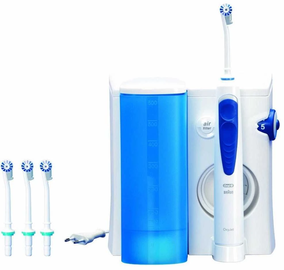 Oral-B Dental Irrigator | OxyJet MD20 | 600 ml | Number of galvutės 2 | Baltas