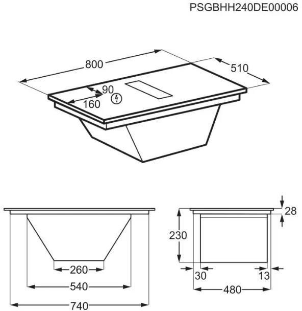 Kaitlentė AEG PE7000S80
