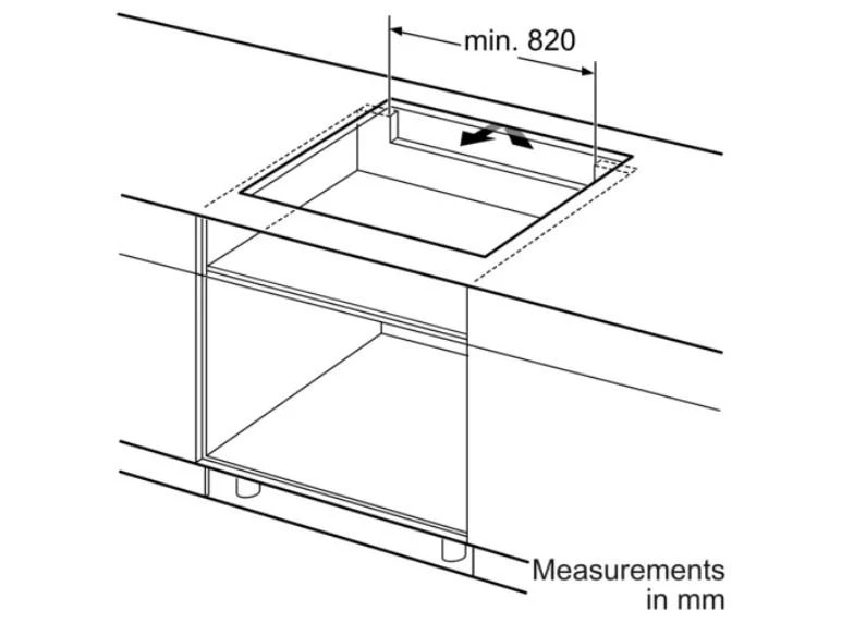 Indukcinė kaitlentė BOSCH PXV 975DC1E (5 pól grzejnych, spalva juoda)