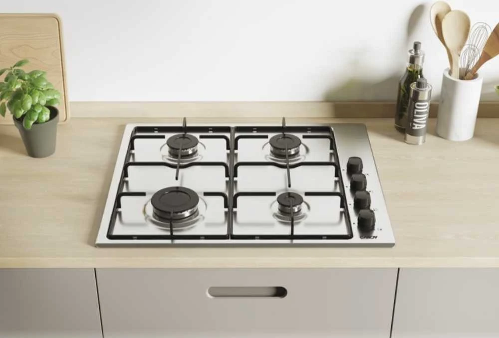 Kaitlentė Candy Smart CHW6LBX/4U Nerūdijantis plienas Built-in 60 cm Gas 4 zone(s)