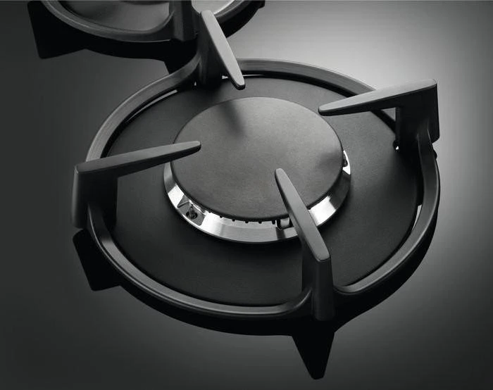 Gas cooktop Electrolux EGG6407K (4 fields, juodos spalvos)