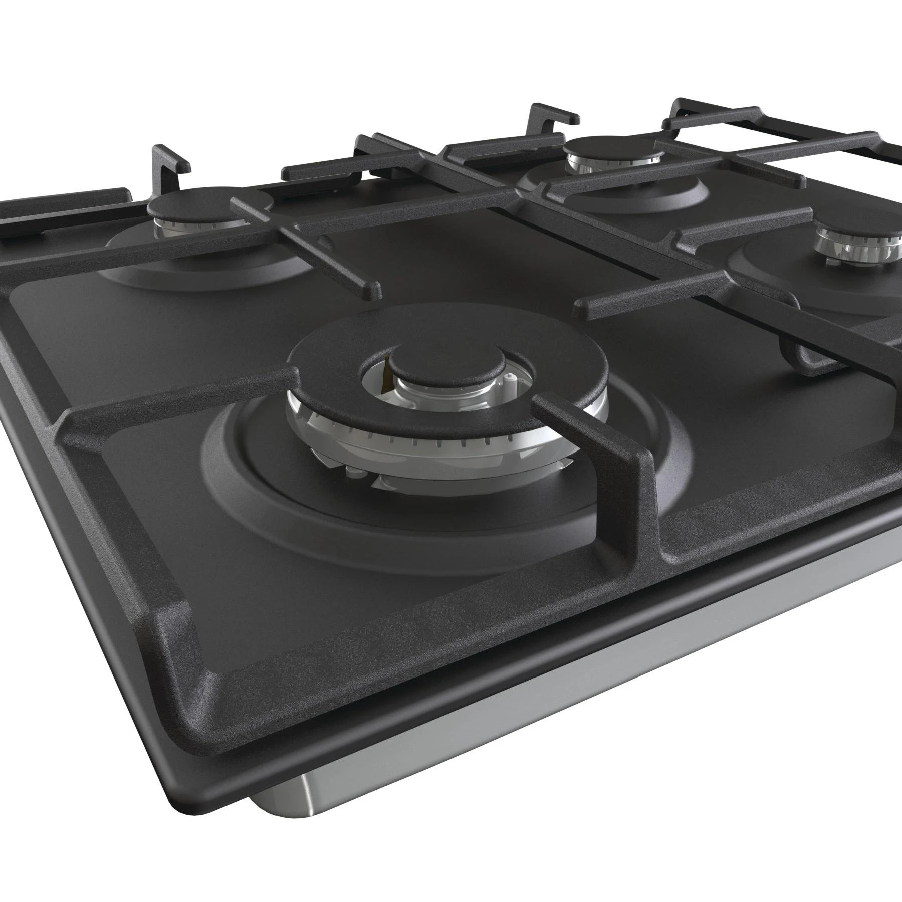 Gorenje | Kaitlentė | GW641EXB | Dujos | Degiklių / virimo zonų skaičius 4 | Sukamosios rankenėlės | Juodas