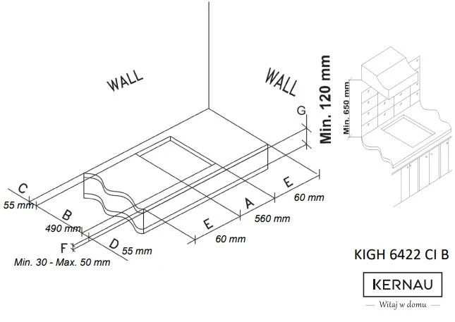 Kaitlentė Kernau KERNAU KIGH 6422 CI B