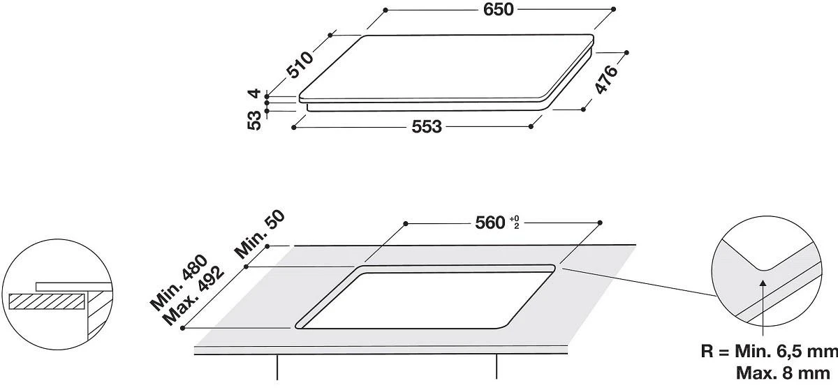 Kaitlentė Whirlpool SMP 658 C/BT/IXL