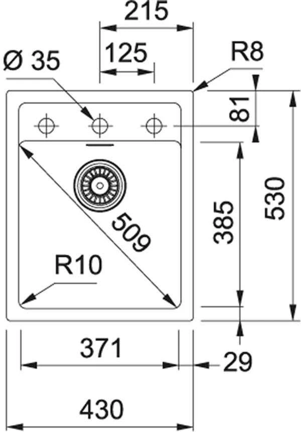 Franke Plautuvė SID 610-40 Carbon 114.0500.019