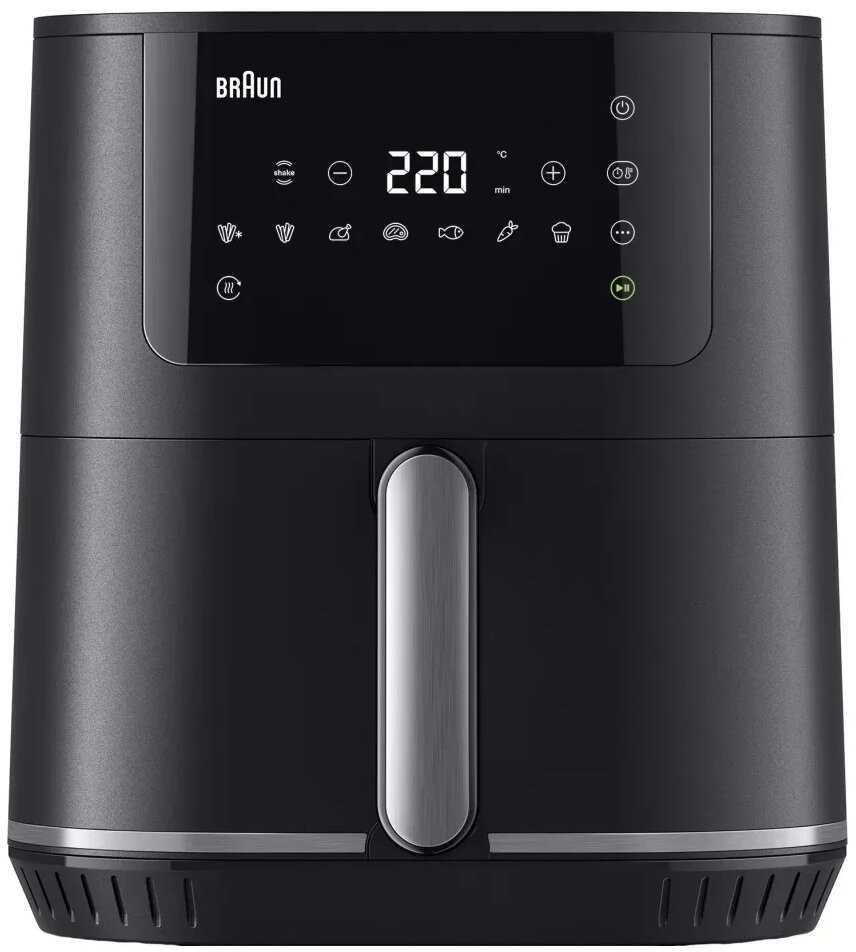 „Braun MultiFry 5“ oro gruzdintuvė | HF5030 | Galia 1700 W | Talpa 6 l | „RealAir“ technologija | „Judas“
