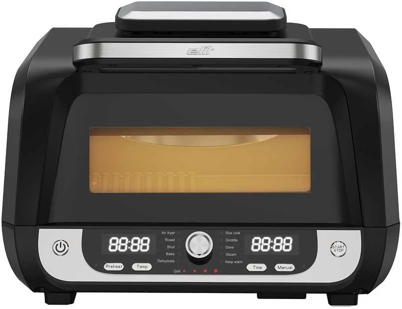 Karšto oro gruzdintuvė Elit GrillFry360 PRO