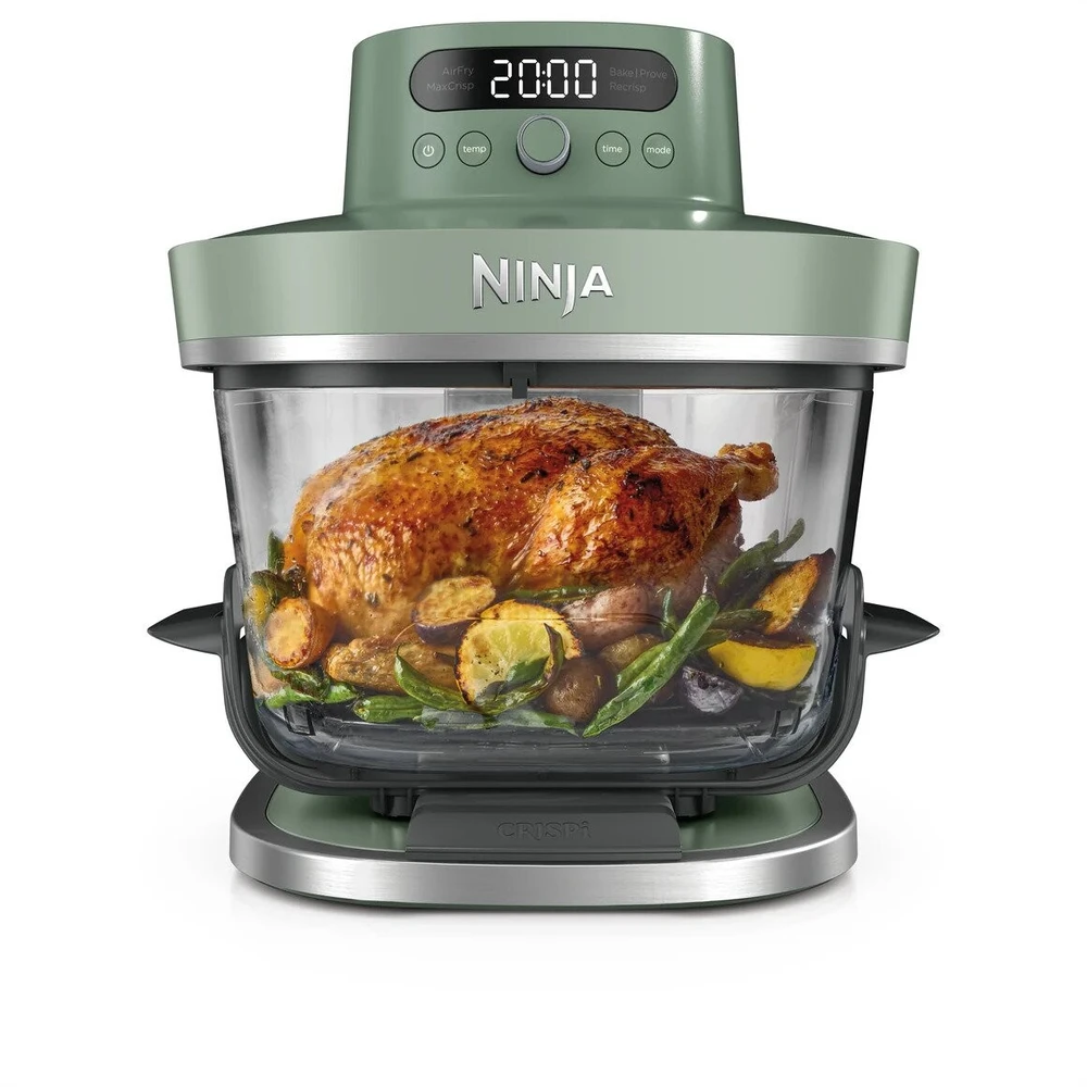 NINJA 5 viename XL stiklinė oro gruzdintuvė | AS090EUGN Crispi Pro | Galia 2050 W | Talpa 5,7 l | Moss Žalias