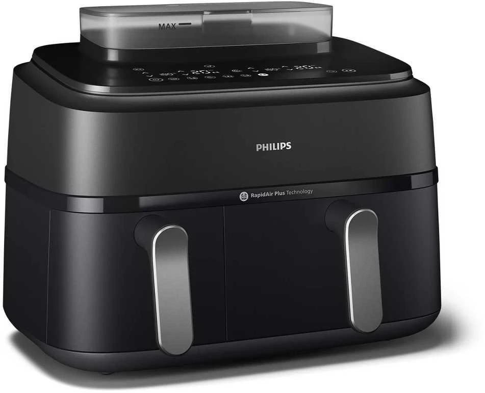 Dviejų krepšelių gruzdintuvė Philips 5000 Series NA551/00 su garų funkcija