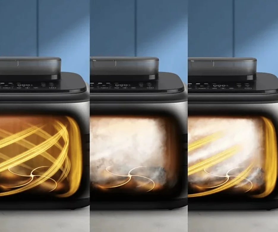 „Philips 5000 Steam Megabasket NA565/02“ oro gruzdintuvė, 9,5 l – nerūdijančio plieno