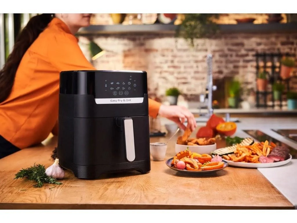 Karšto oro gruzdintuvė Tefal Easy Fry & Grill 2-in-1 Precision, 1550  W, 4,5 L