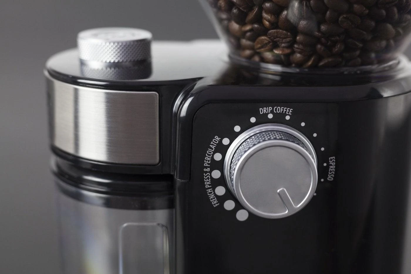 Kavamalė Caso | Kavos malūnėlis | Barista Crema | 150 W | Kavos pupelių talpa 240 g | Puodelių skaičius 12 vnt(s) | Juodas