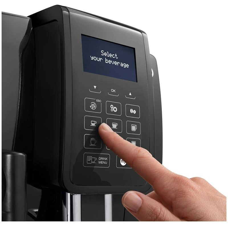Kavos aparatas espresso DeLonghi ECAM 353.75.B (1450W, juodos spalvos)