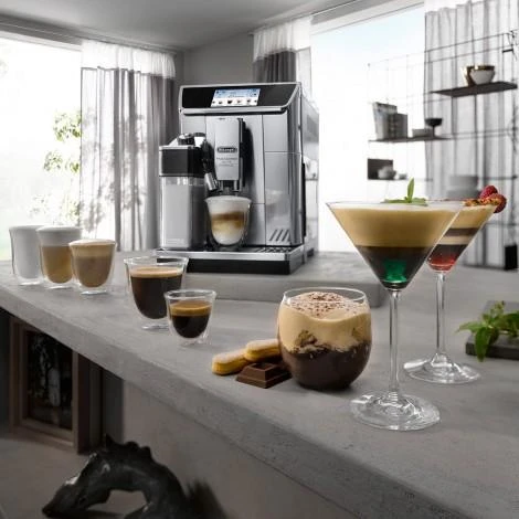 Kavos aparatas DELONGHI ECAM650.85.MS Fully-automatinis, 1450W, Inox/Juodas color