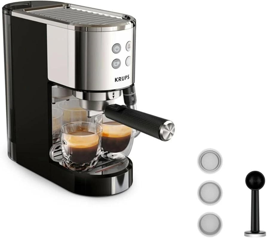 Krups Virtuoso XP444C10 Pusiau automatinis Espresso Kavos aparatas 1 L