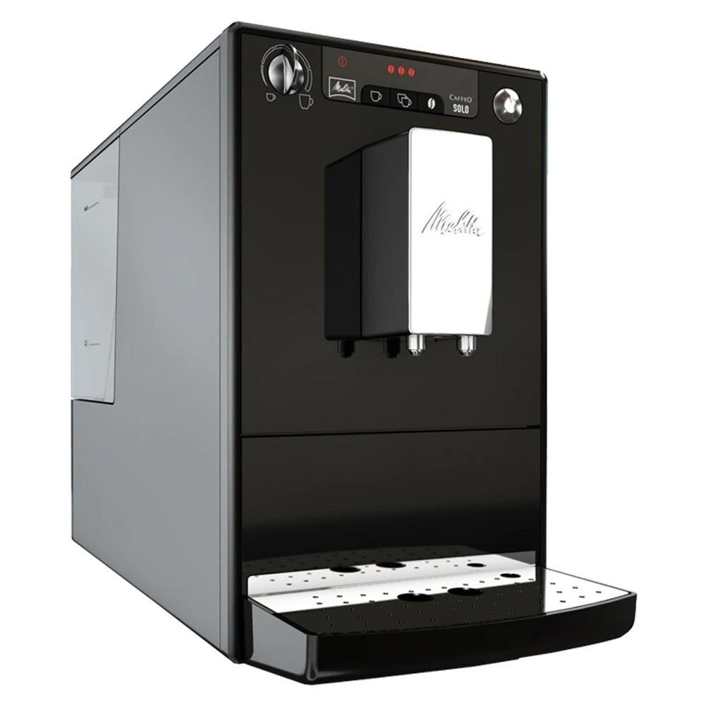 MELITTA automatinis kavos aparatas E950-101 solo, juoda-sidabro spalva