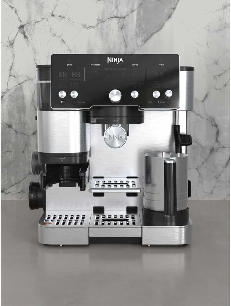 Superautomatinis kavos aparatas NINJA Luxe Essential ES501EU, Sidabrinis