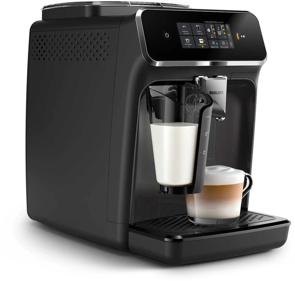 Philips | Espresso | EP2334/10 | Slėgis 15 bar | Su pieno plakikliu | Pilnai Automatinis | 1500 W | Juodas