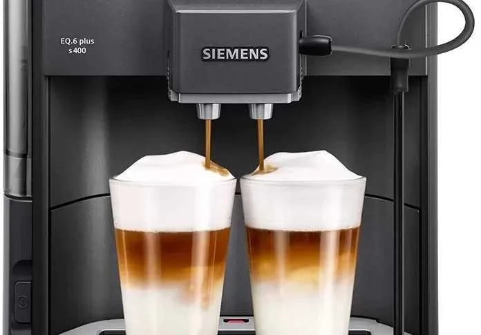 Kavos aparatas SIEMENS TE654319RW Slėgis 15 bar, Su pieno plakikliu, Automatinis, 1500 W, Juodas
