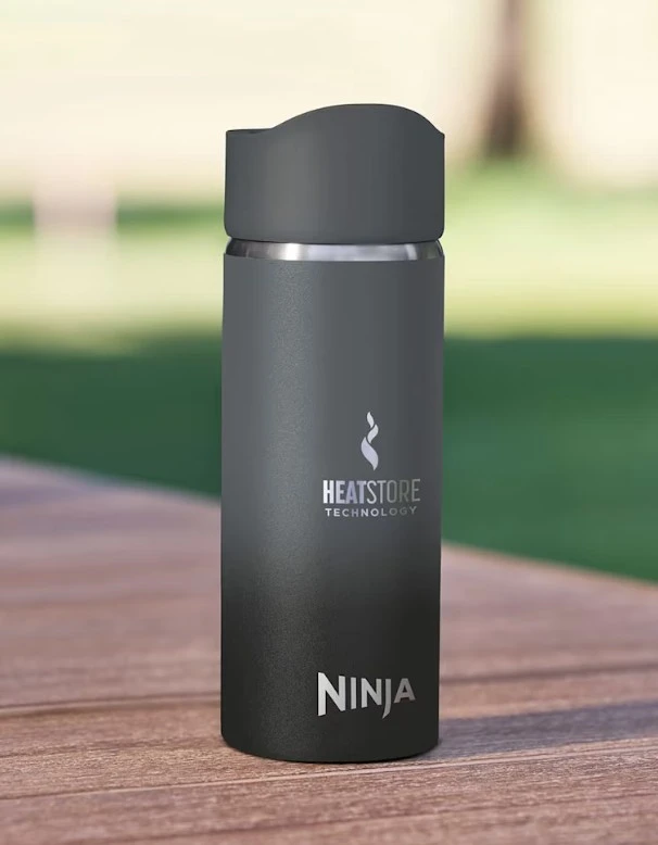 Termopuodelis Ninja Sip Perfect Travel Mug, 400 ml, Juodas