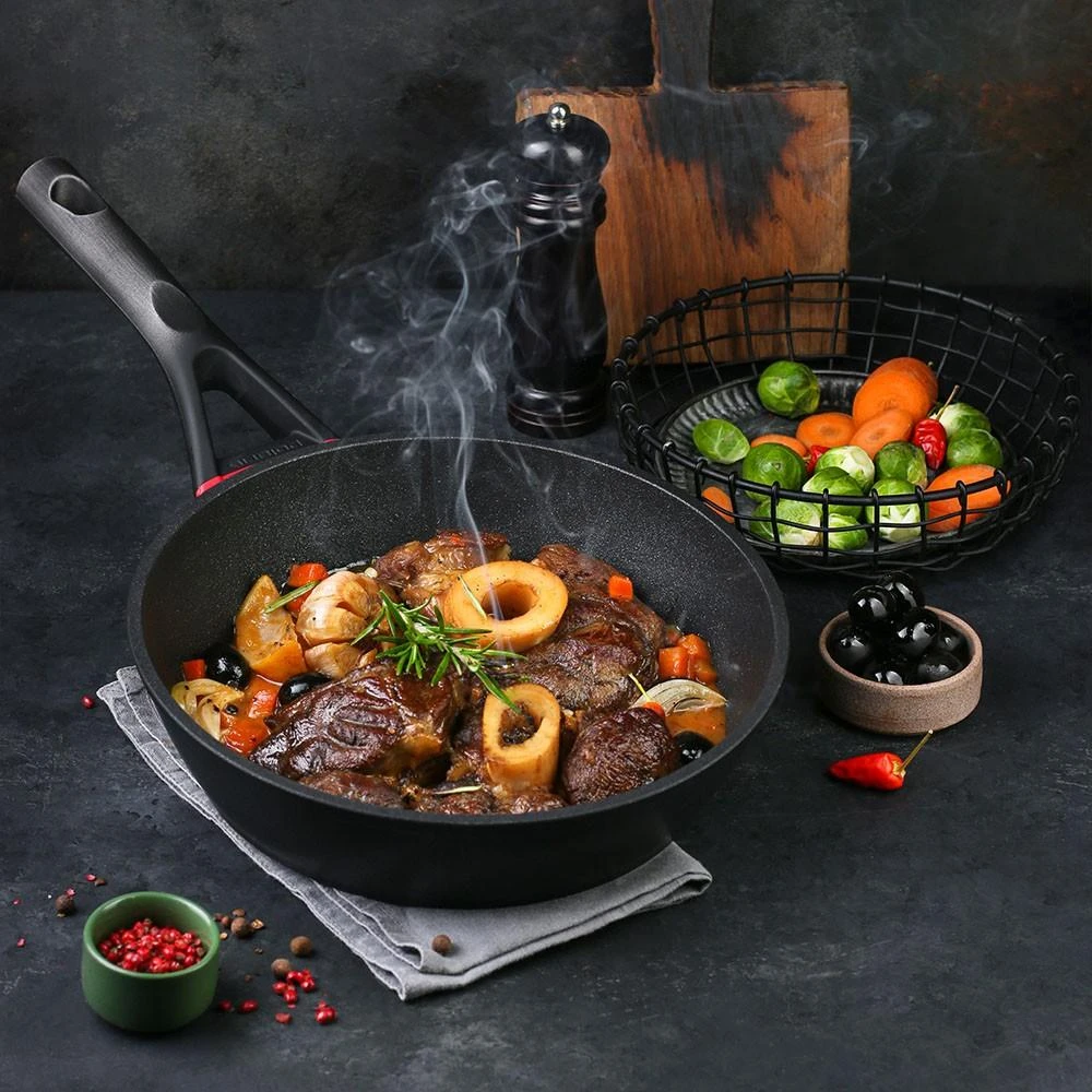 Keptuvė Polaris PRO kolekcija-26FP kaltinis aliuminis, 26 cm