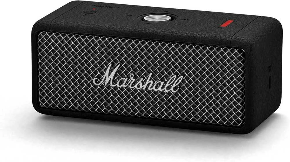 Nešiojama kolonėlė Marshall Emberton II, Juodos ir sidabrinės spalvos
