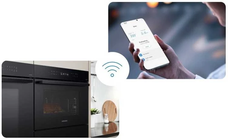 Kompaktinė orkaitė su mikrobangų funkcija Samsung NQ5B4353HBK