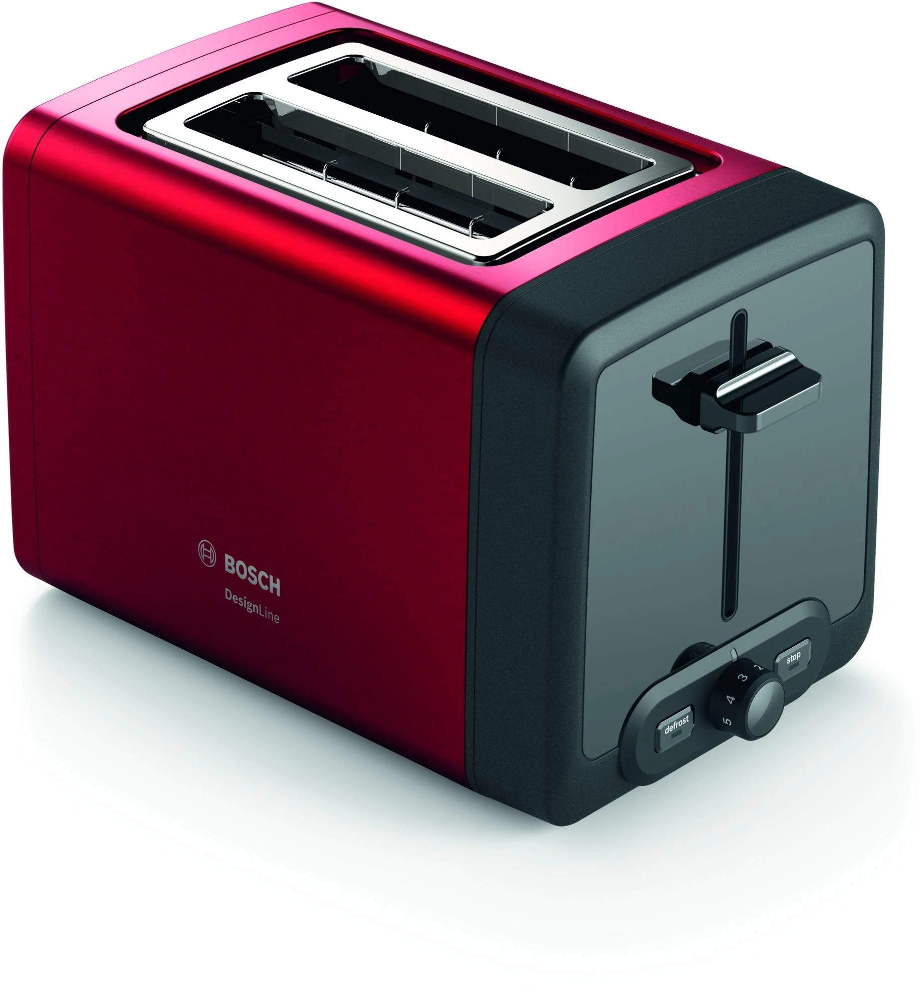 Bosch TAT4P424 Kompaktinis skrudintuvas, DesignLine, Raudona