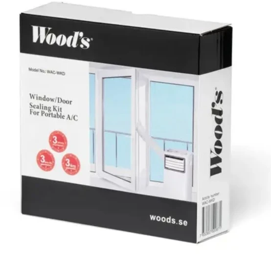 Woods Montavimo rinkinys mobiliam kondicionieriui - durims Wood s WAC-WKD