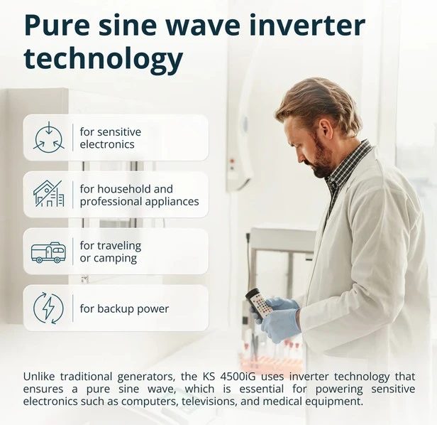 Konner & Sohnen Inverterinis generatorius KS 4500iG KONNER amp SOHNEN