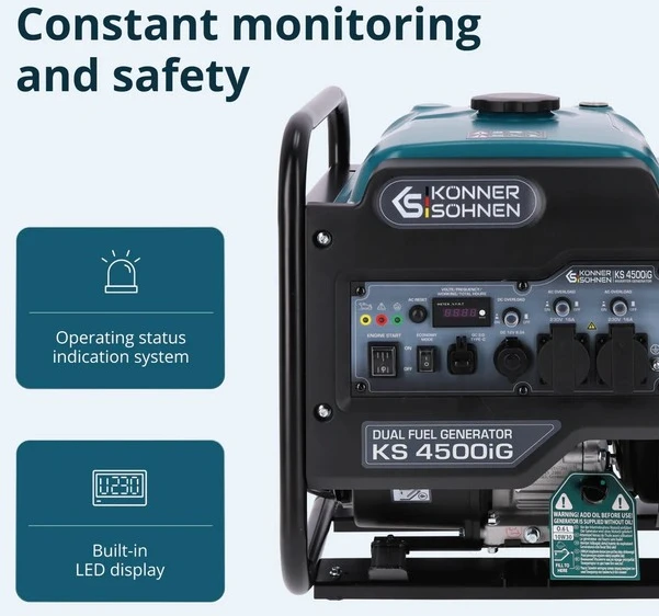 Konner & Sohnen Inverterinis generatorius KS 4500iG KONNER amp SOHNEN
