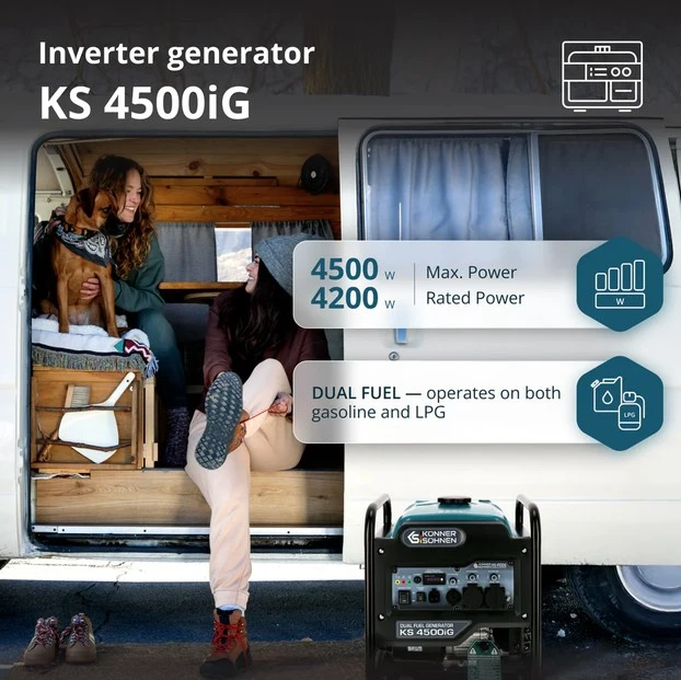 Konner & Sohnen Inverterinis generatorius KS 4500iG KONNER amp SOHNEN