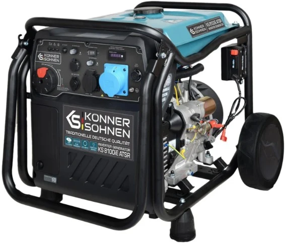 KÖNNER & SÖHNEN benzininis inverterinis generatorius KS 8100iE ATSR 8.0kW