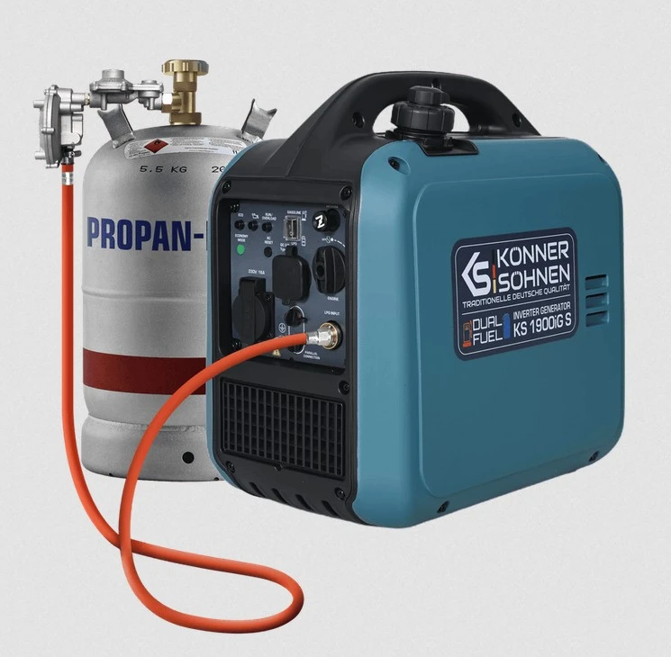 Konner & Sohnen Inverterinis generatorius LPG/benzinas 2000W KS 1900iG S KONNER amp SOHNEN