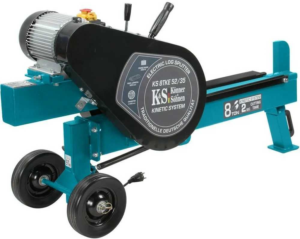 Konner & Sohnen Kinetinė malkų skaldyklė KS 8TKE 52/35 8t 2000w