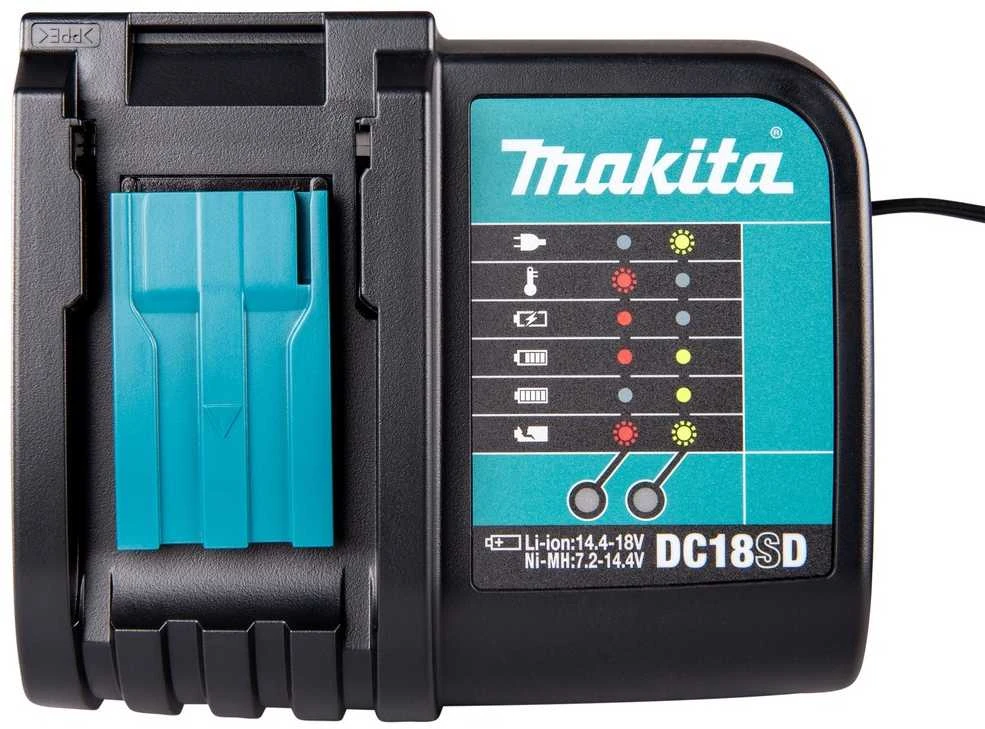Akumuliatorių įkroviklis MAKITA DC18SD 14,4-18V