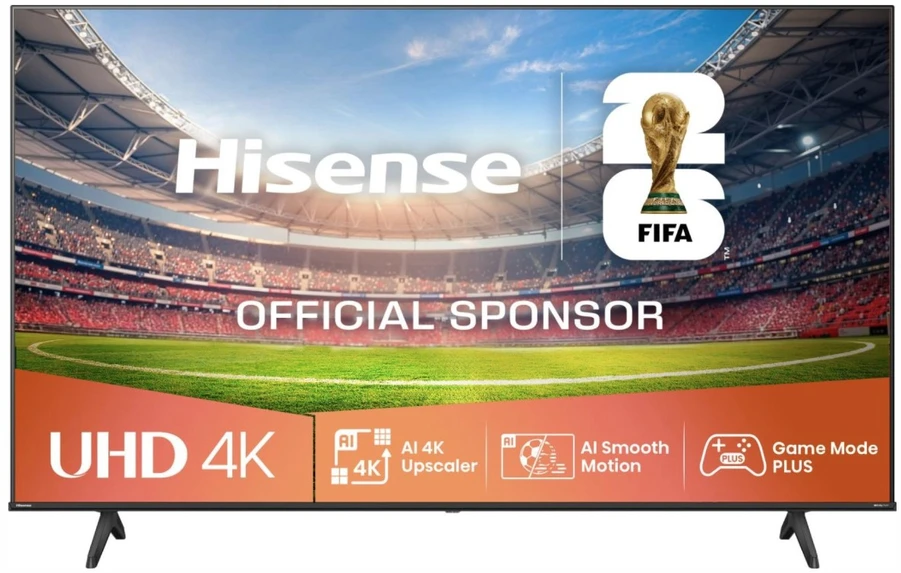 „Hisense UHD“ išmanusis televizorius | 43A6Q | 43" | Išmanusis televizorius | VIDAA OS | UHD | Juodas