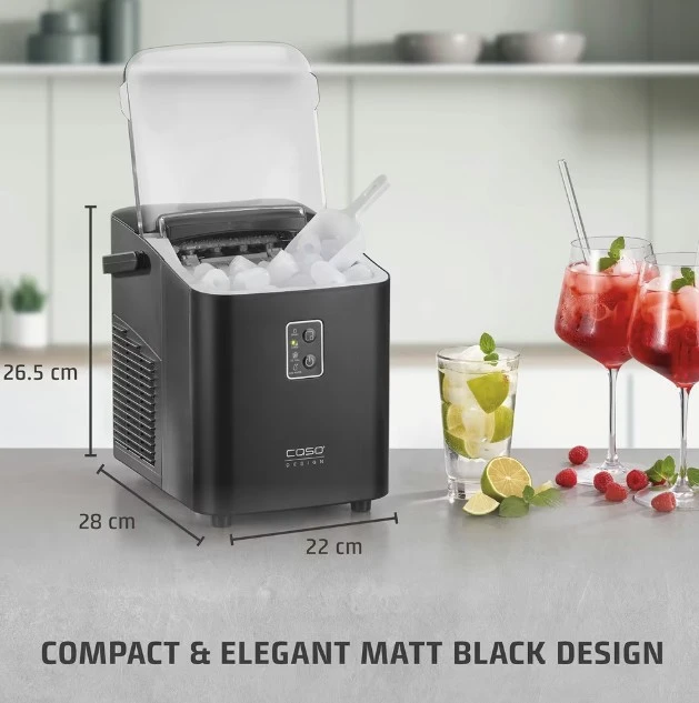 Ledukų gaminimo aparatas Caso IceChef Compact Power, 120 W, Juodas