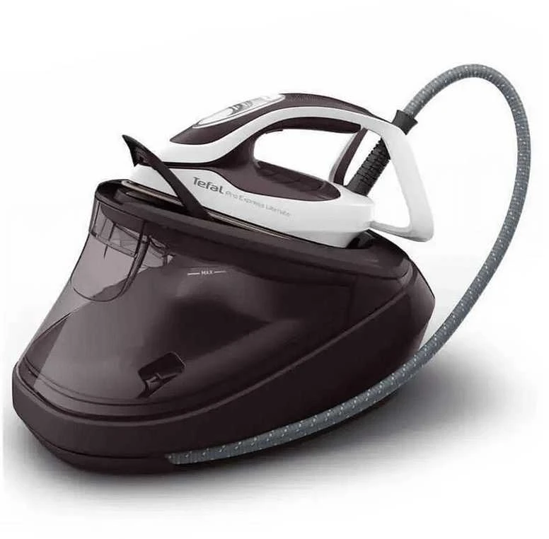 TEFAL | Steam Station Pro Express | GV9721E0 | 3000 W | 1,2 l | 7,9 baro | Automatinis išjungimas | Vertikali garų funkcija | Kalkių valymo funkcija | Burgundija