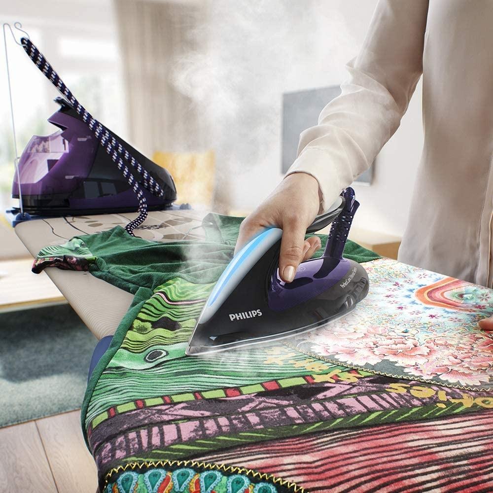 Lygintuvas su garų generatoriumi Philips GC9650/80 (2400W; spalva violetinė)