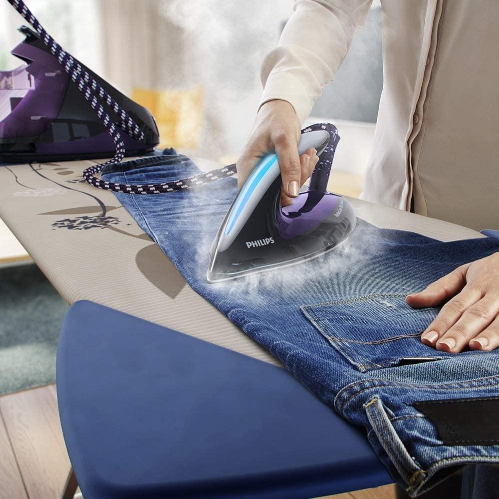 Lygintuvas su garų generatoriumi Philips GC9650/80 (2400W; spalva violetinė)