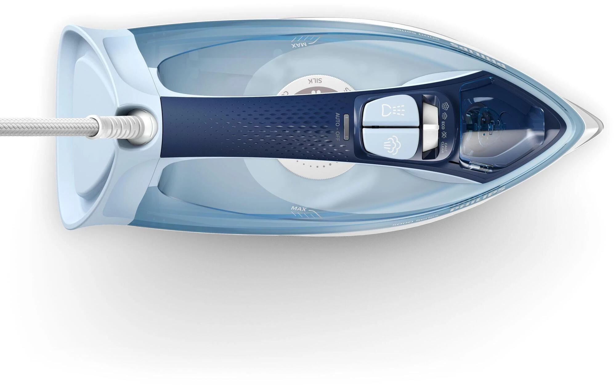 Philips 5000 Series Garų lygintuvas DST5030/20 2400 W galia 45 g/min nenutrūkstamas garas 180 g garo pripūtimas SteamGlide Plus