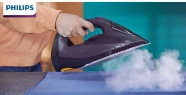 Garų lygintuvas Philips 7000 Serija HV, DST7061/30, tamsios spindinčios violetinės spalvos