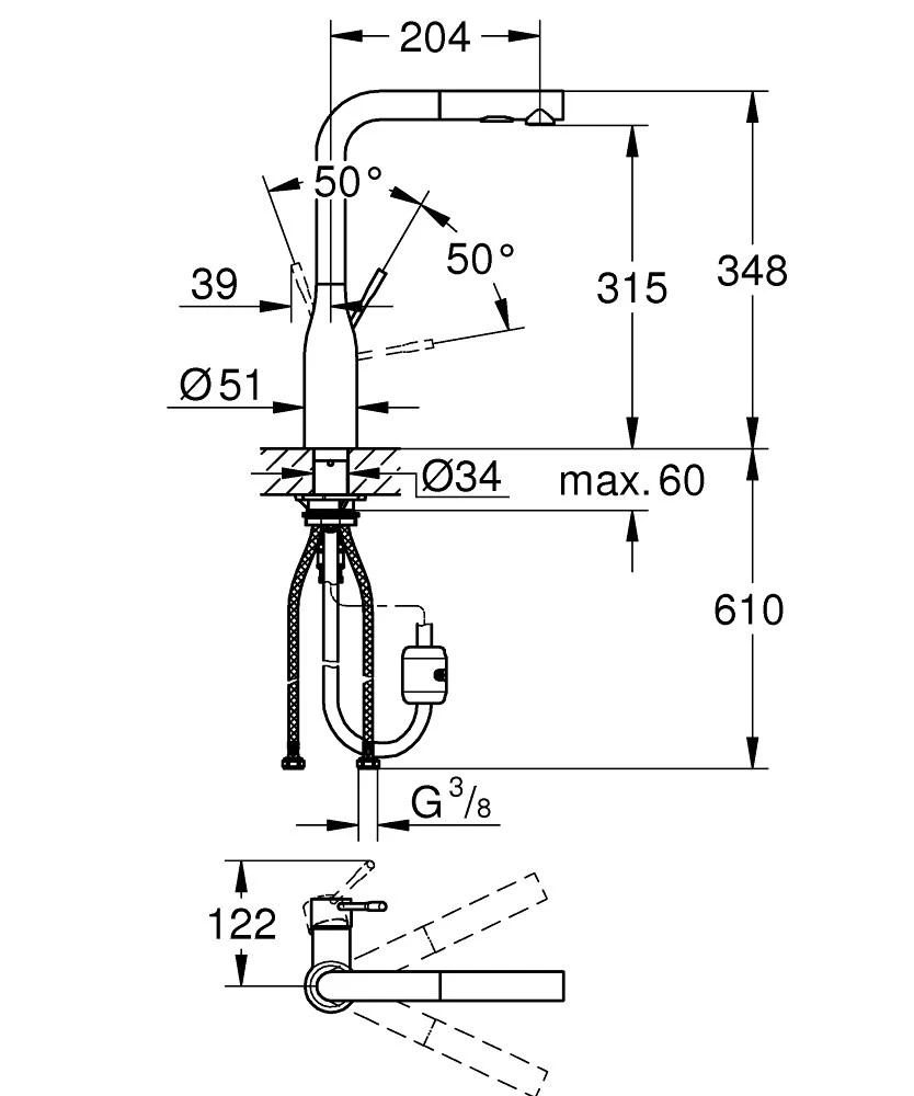 maišytuvas Grohe 30270AL0