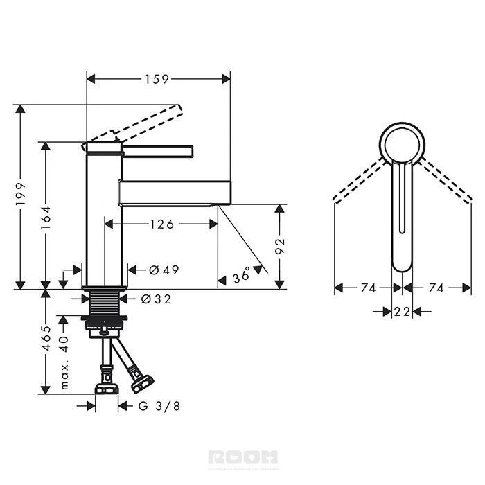 Maišytuvas Hansgrohe Finoris 76010670