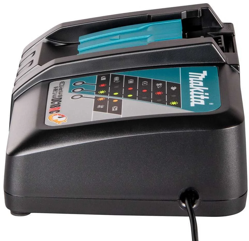 Makita 195584-2 Kroviklis DC18RC 14,4-18 V Li-ion RAPID krovimo laikas 15/22min, CARTON
